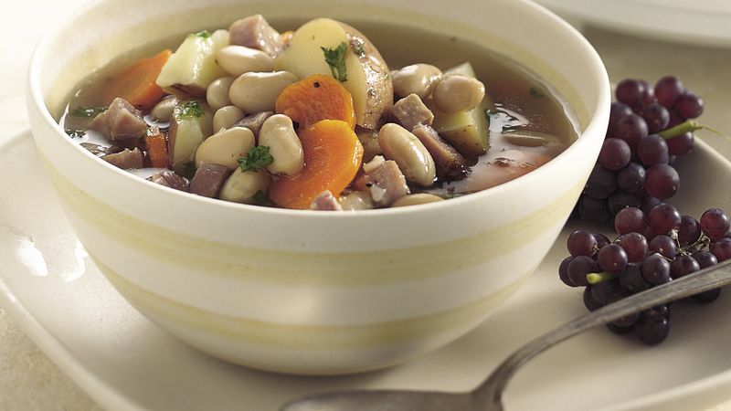 Slow-Cooker Tuscan Bean Soup
