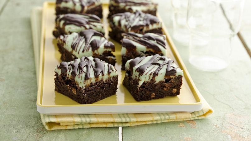 Brownies de Menta y Chocolate Sin Gluten