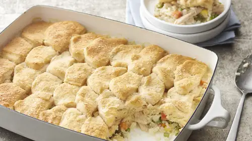 Chicken Pot Pie Rice Casserole-image