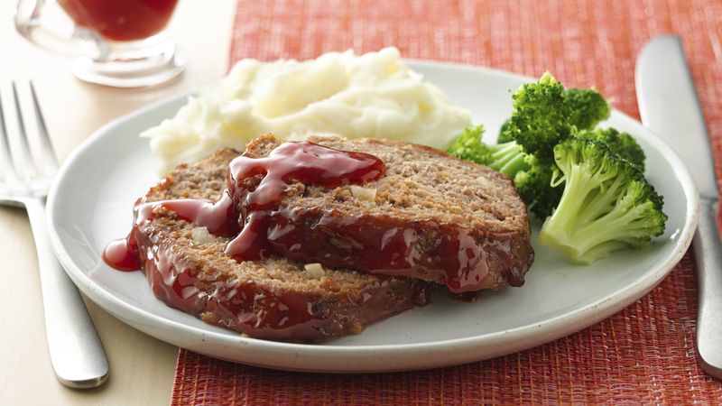 Home-Style Meatloaf with Maple Glaze