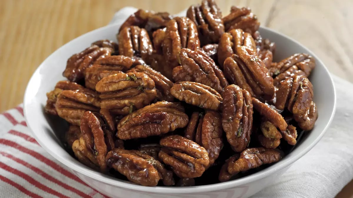 Rosemary Brown Sugar Pecans