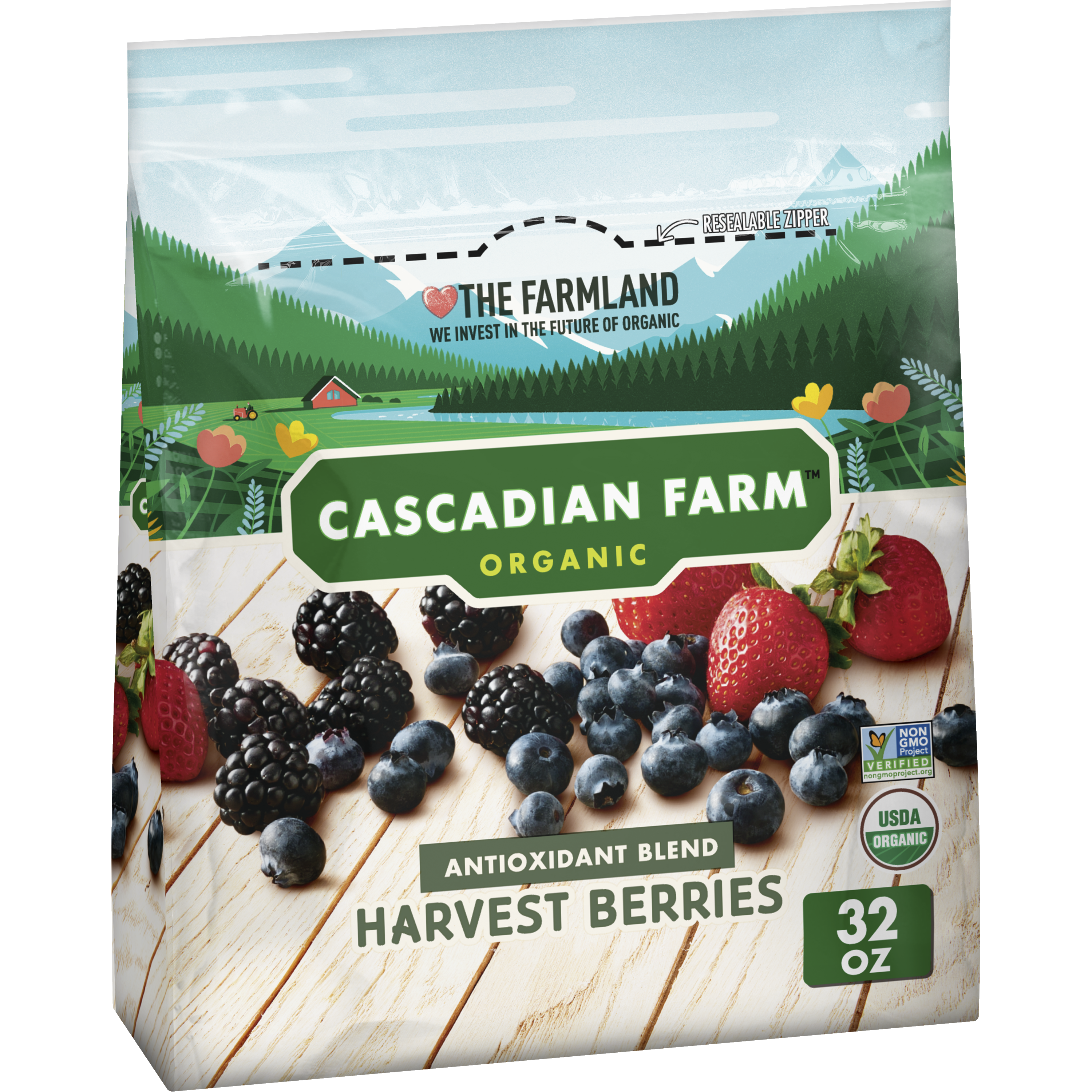 Frozen Antioxidant Berry Blend | Cascadian Farm Organic