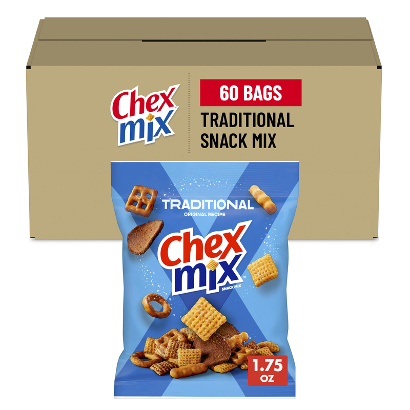 Sachieee様　ミックス1 Chex Mix Snack Mix Single Serve Pouch Traditional 60/1.75 OZ