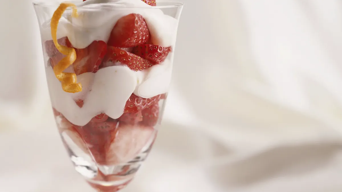 Strawberry-Orange Fool
