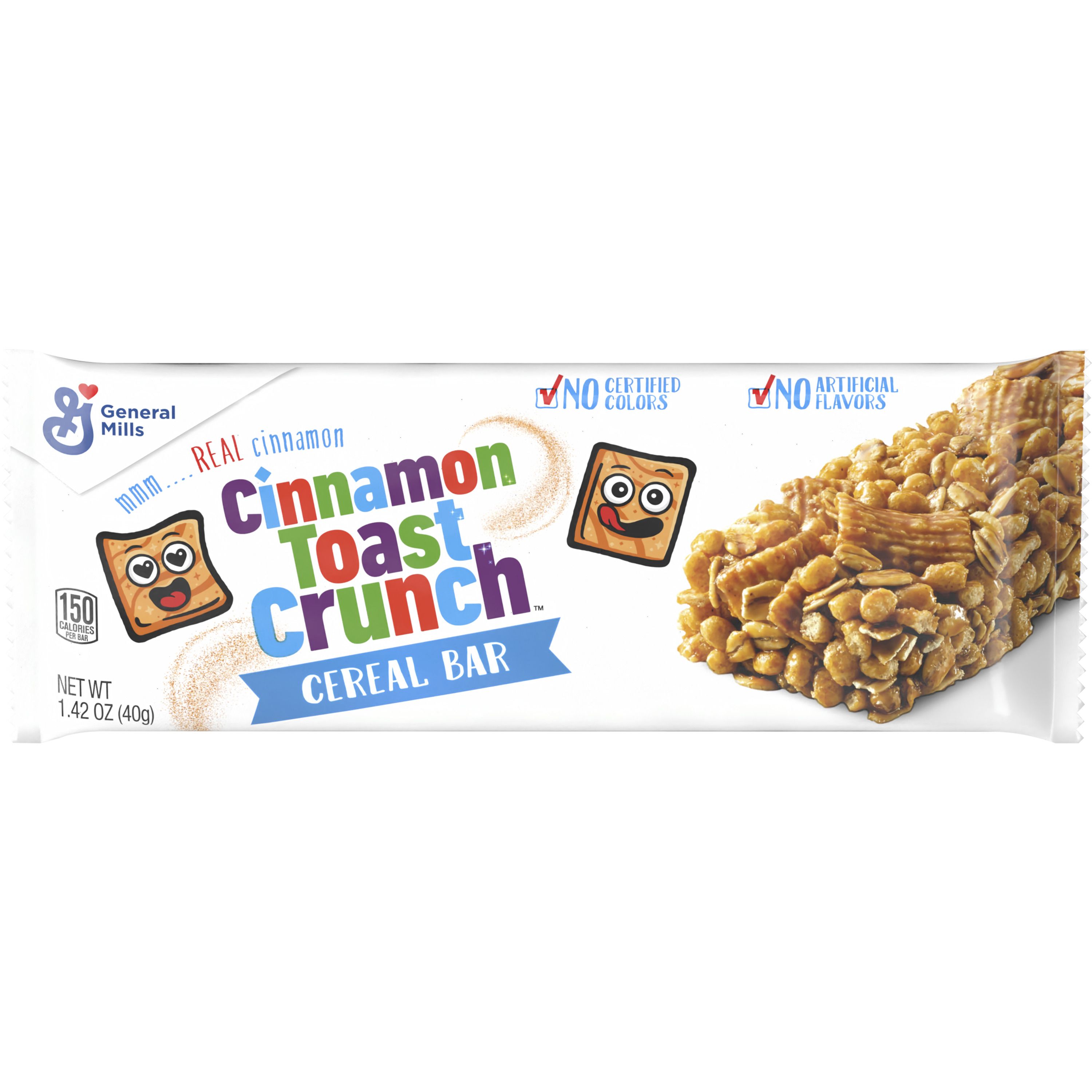 Front - 3D Cinnamon Toast Crunch Cereal Bar Single Serve Pouch 96/1.42 OZ