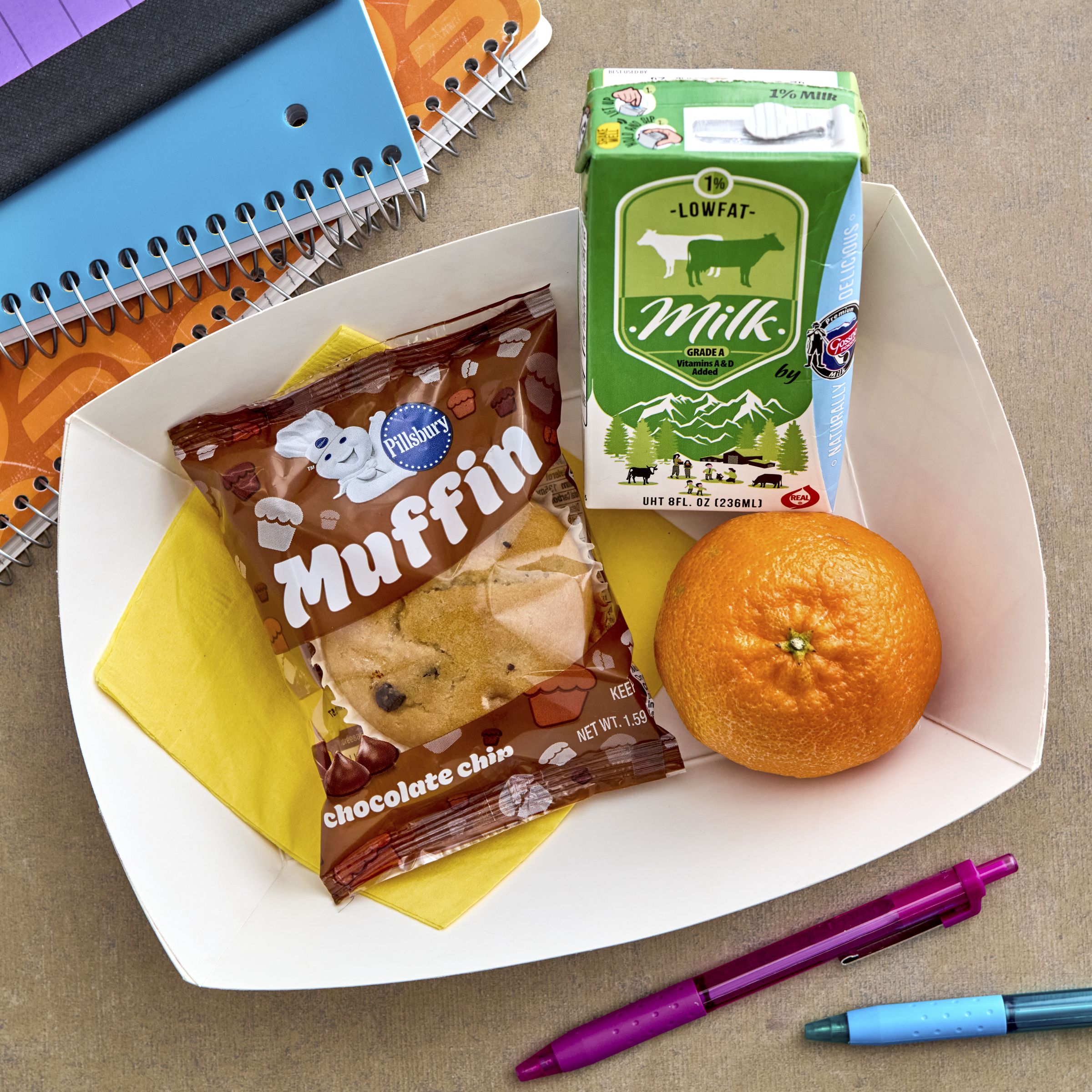  Styled Pillsbury Frozen Meals Baked Muffin Single Serve Pouch Chocolate Chip 80/1.59 OZ