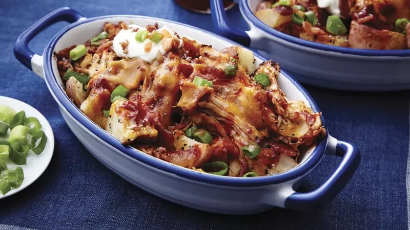 Baked Potato-Smoked Chicken Casserole