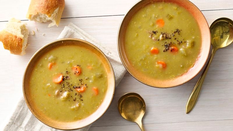 Homemade Split Pea Soup Recipe (Steps + Video!)