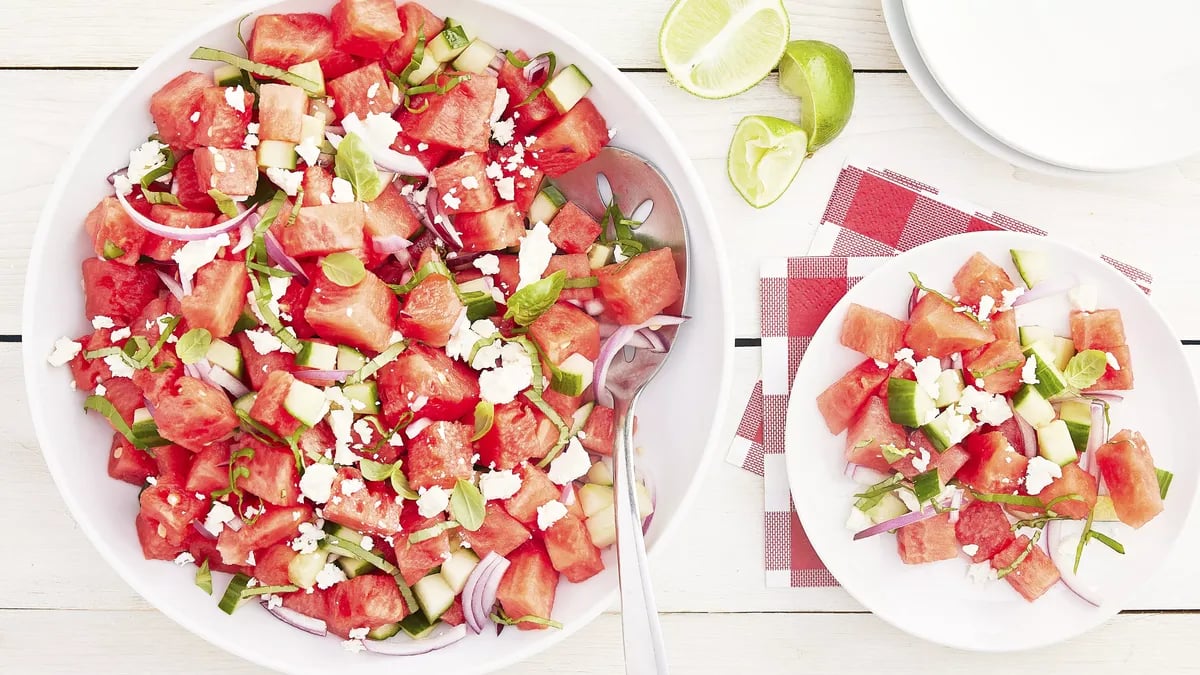 Savory Watermelon Salad