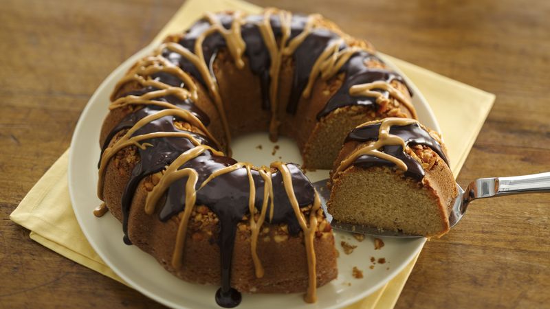 Crunchy-Topped Peanut Butter Cake