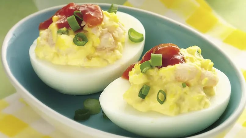 Shrimp Deviled Eggs