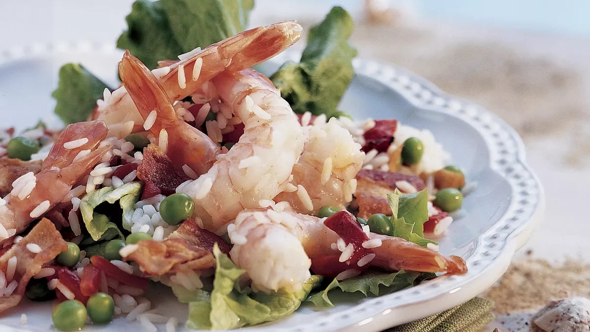 Shrimp Paella Salad