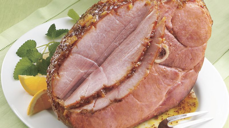 Baked Ham with Orange-Mustard Glaze