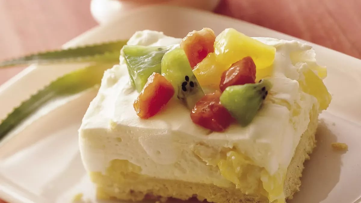 Light and Creamy Tropical Dessert