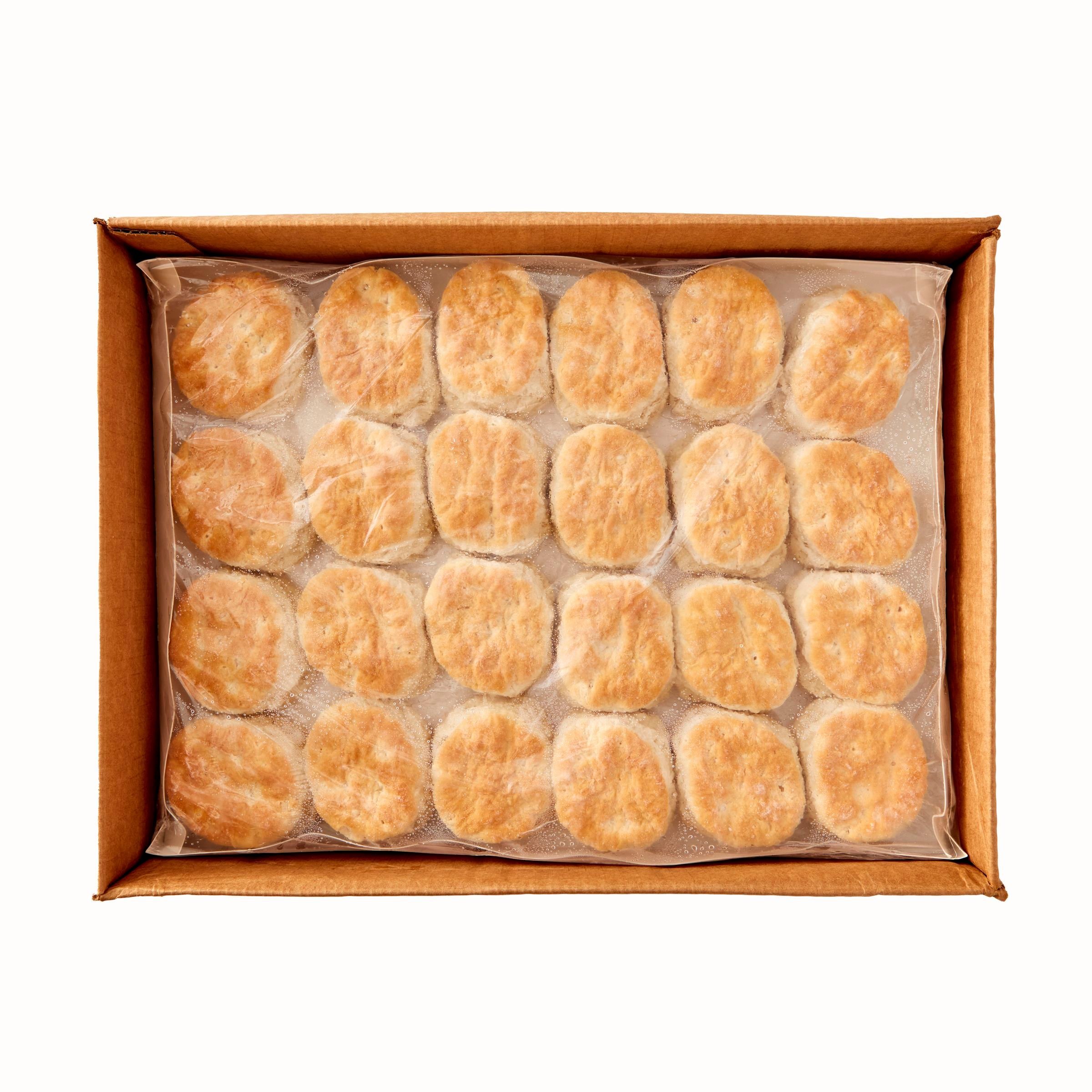  Open Case Pillsbury Frozen Baked Biscuits Bulk Buttermilk (120 ct) 2.25 OZ