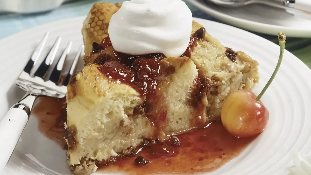 Banana-Chocolate Bread Pudding