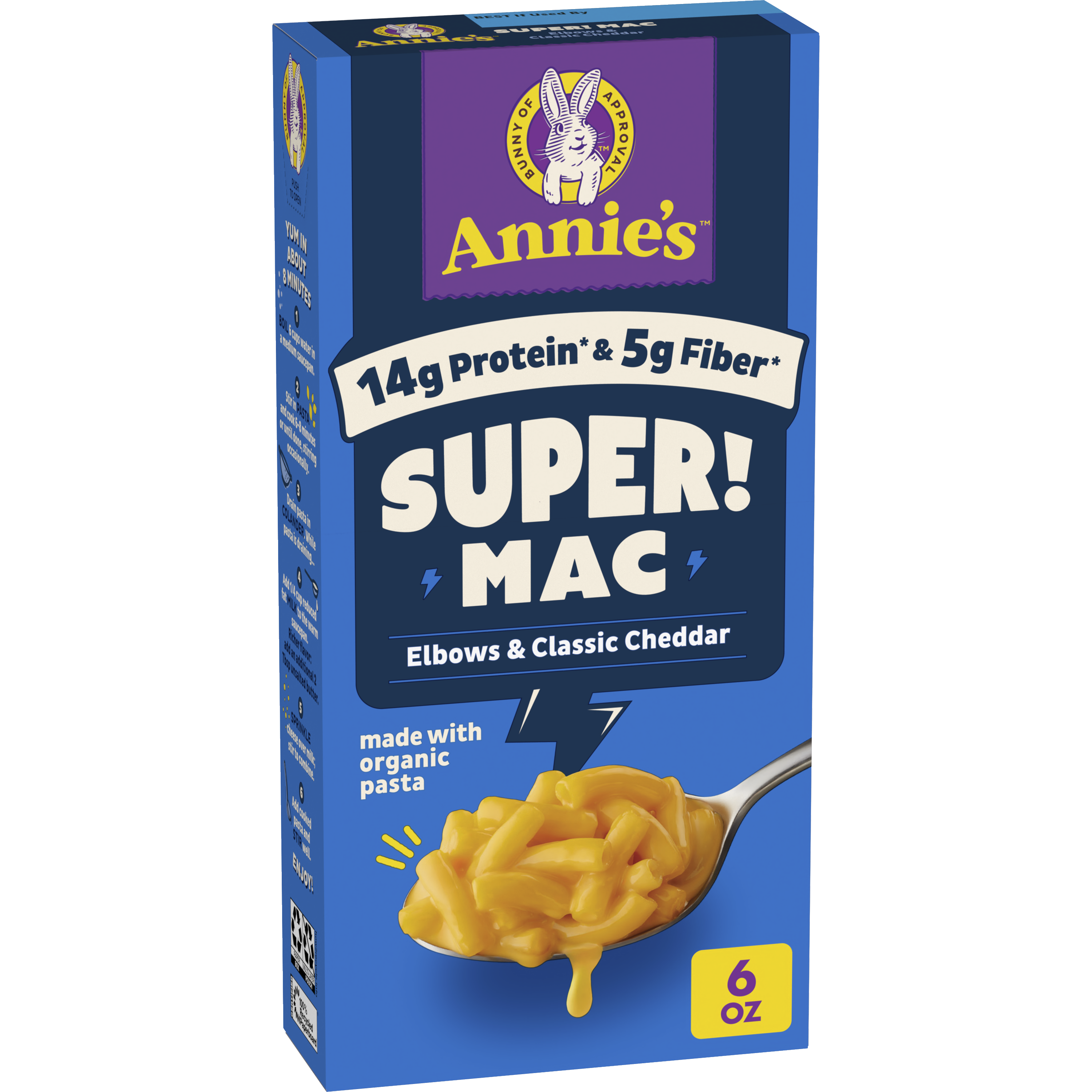 SUPER! Mac Elbows & Classic Cheddar | Annie‘s