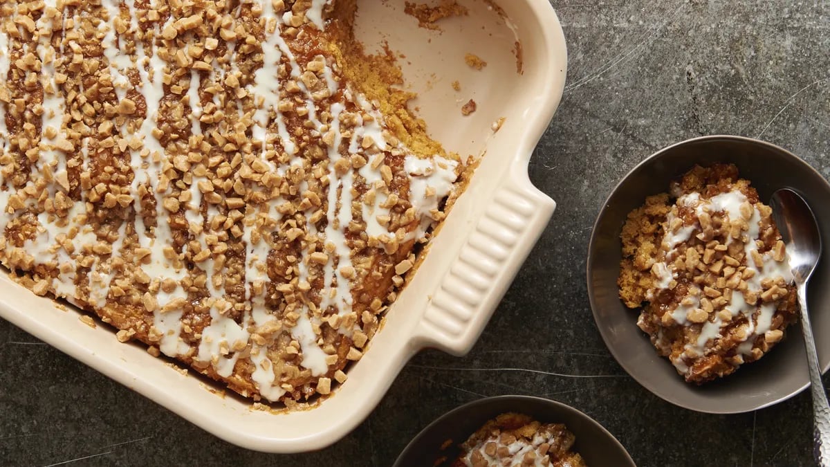 Pumpkin-Toffee Dump Cake