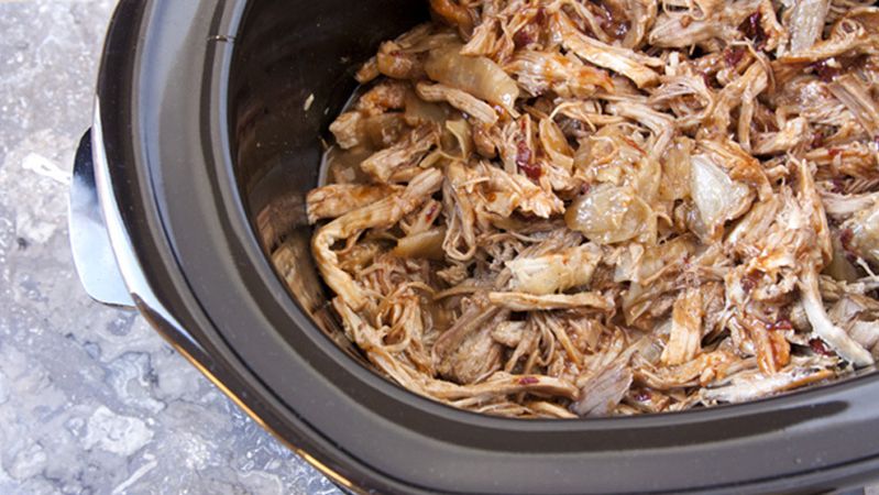 Slow-Cooker Pulled Pork with Chipotle, Honey and Lime
