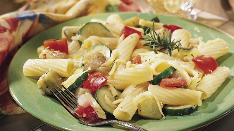 Rigatoni and Grilled Vegetables