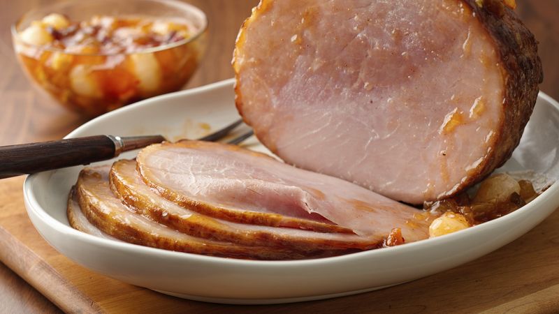 Slow-Cooker Ham with Fruit Chutney