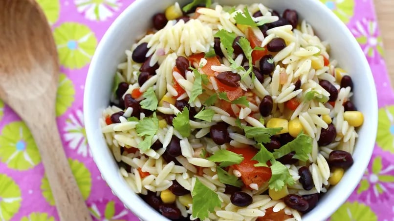 Orzo, Corn and Black Bean Salad