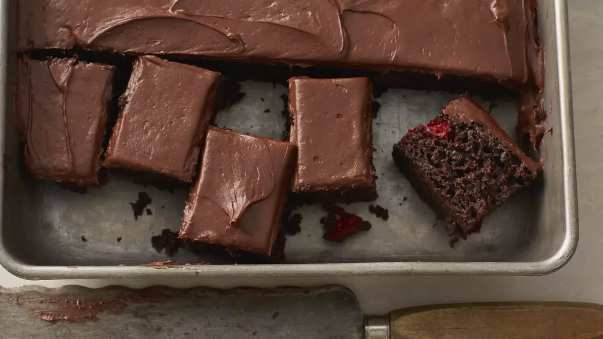 Triple-Chocolate Cherry Bars