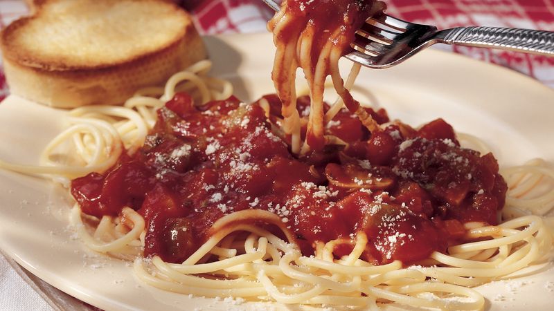 Slow-Cooker Vegetable Spaghetti Sauce