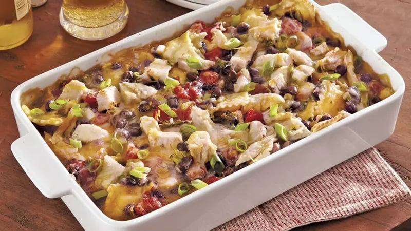 Ranch Turkey Ravioli Casserole