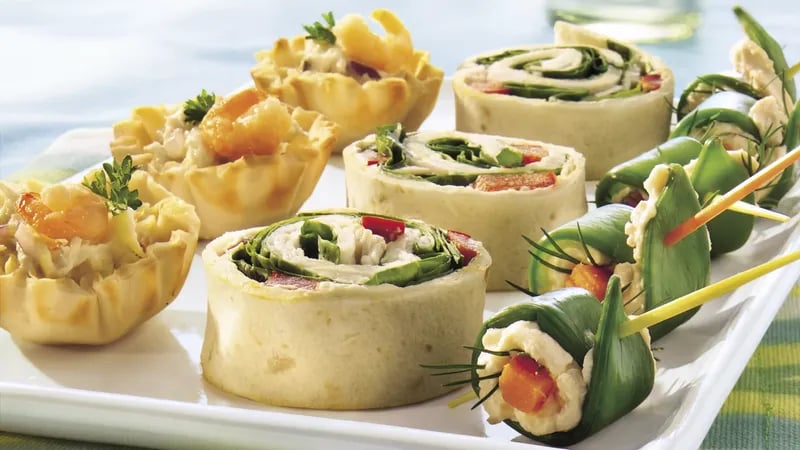 Seafood Salad Tartlets