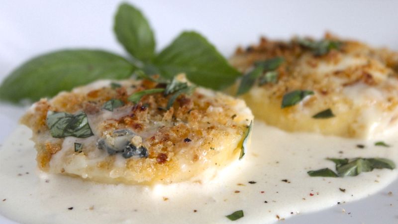 Crunchy Cheesy Oven-Baked Polenta | Progresso