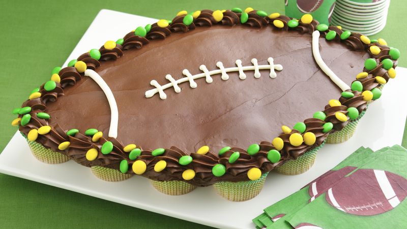 Football Cupcake Pull-Aparts
