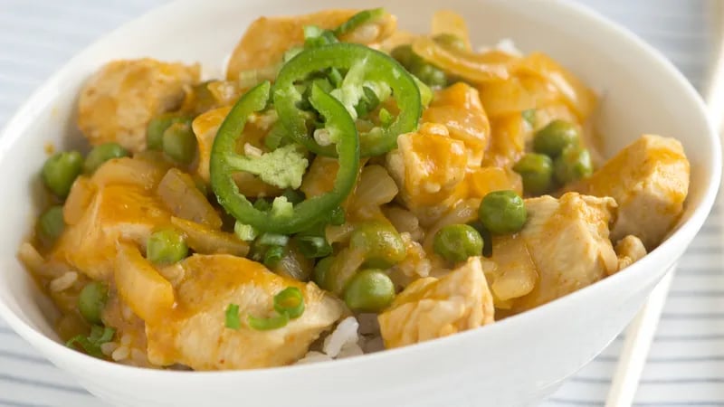 Pumpkin and Thai Red Curry Chicken