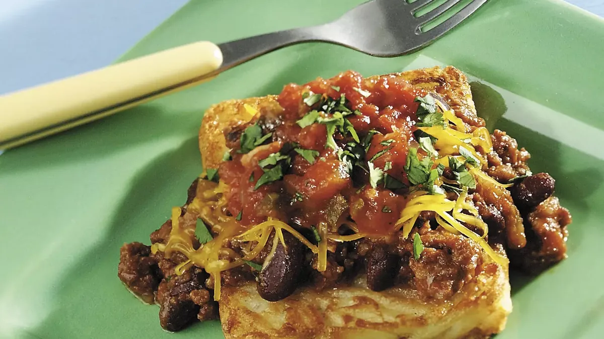 Chili-Cheese Hash Browns