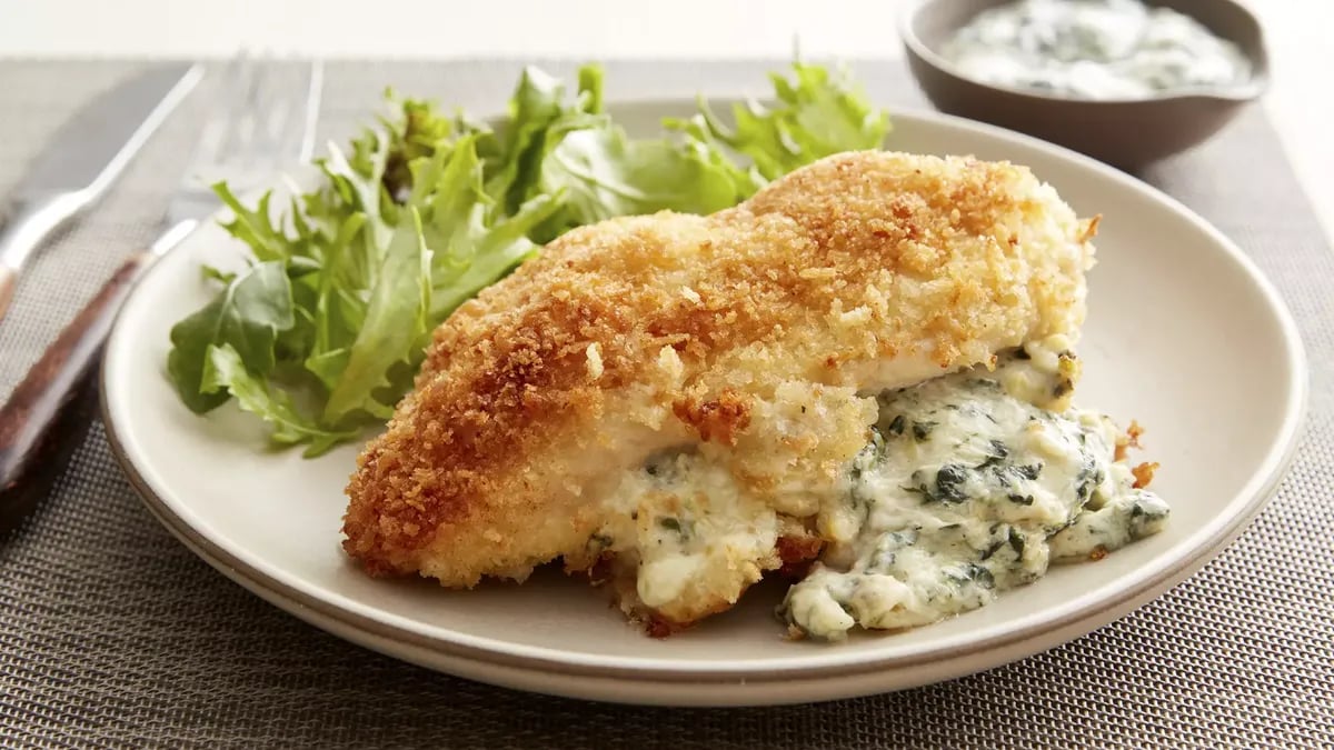 Spinach and Artichoke-Stuffed Chicken Breasts