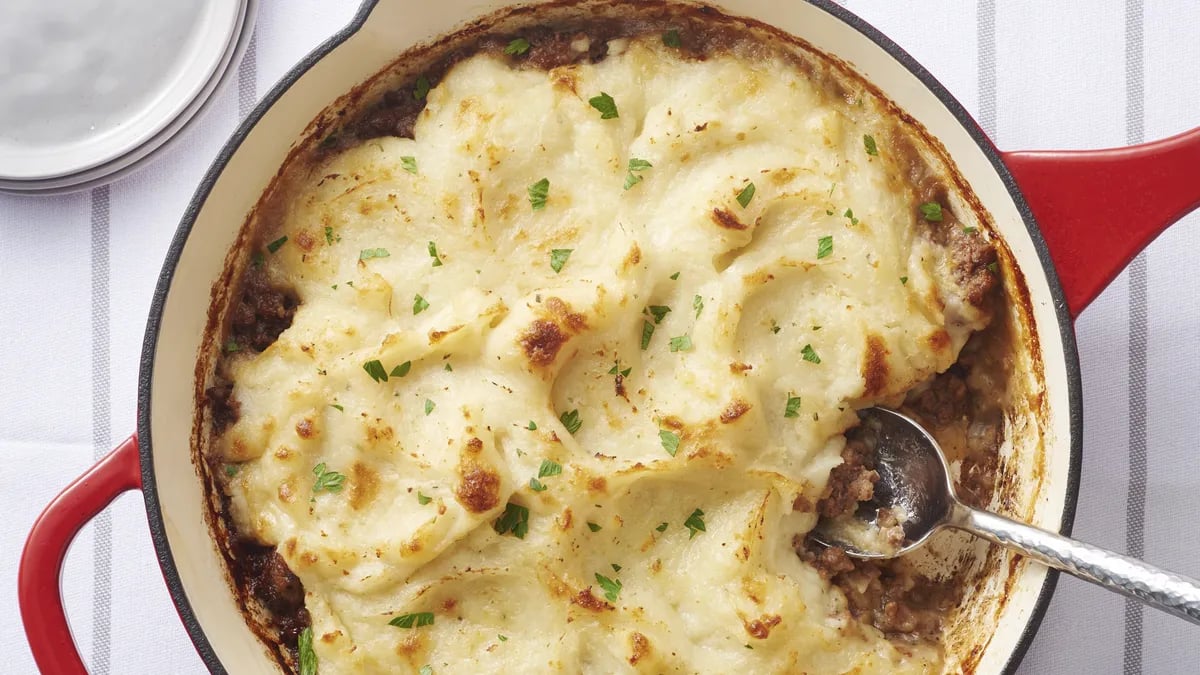 French Onion Shepherd's Pie Skillet