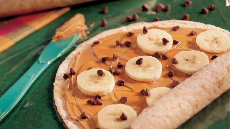 Peanut Butter and Banana Wraps Recipe 