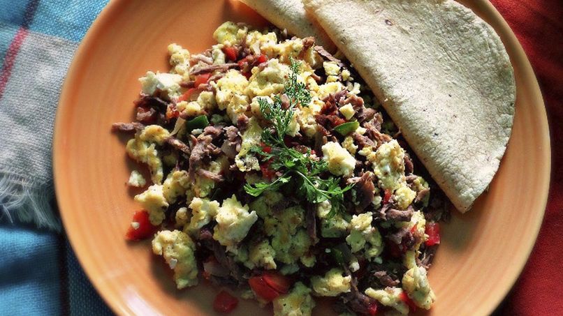 Machaca con Huevo