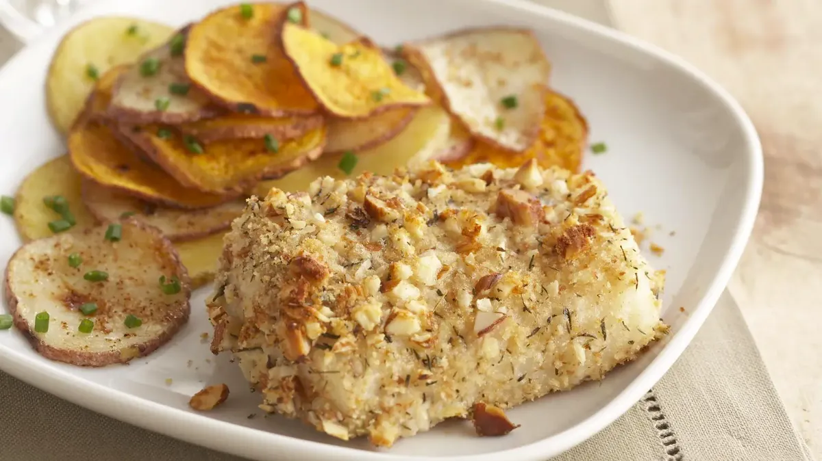 Skinny Almond-Crusted Fish