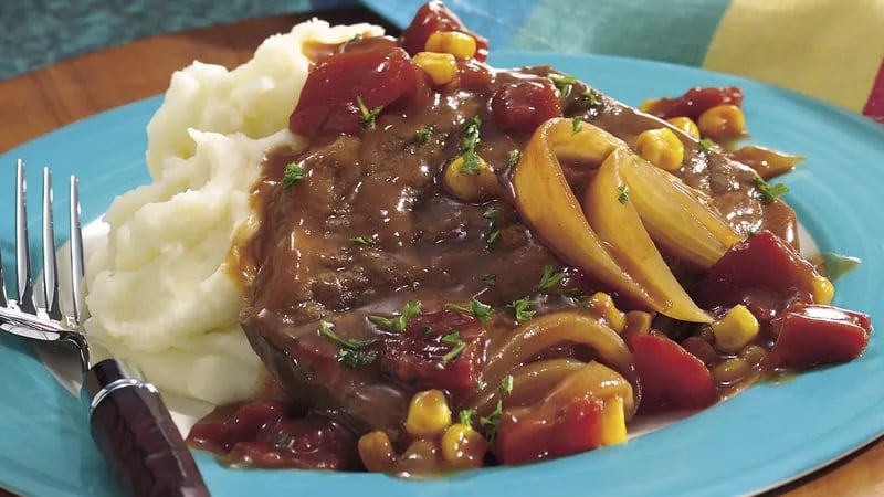 Oven-Barbecue Swiss Steak