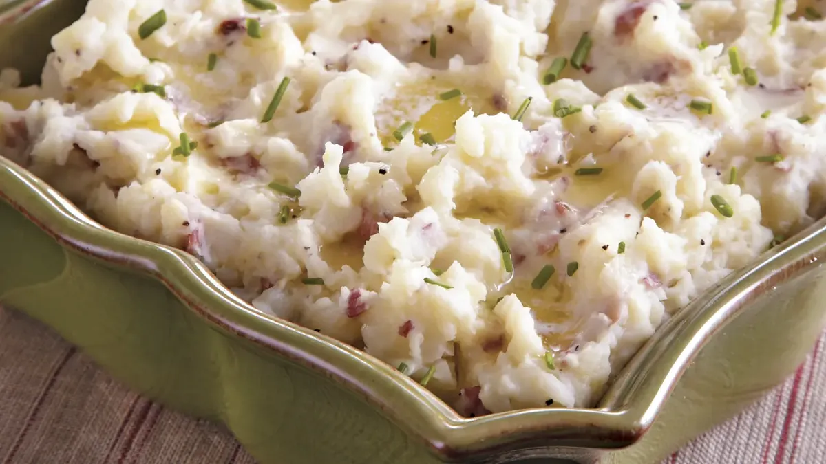 Smashed Potato-Parsnip Bake