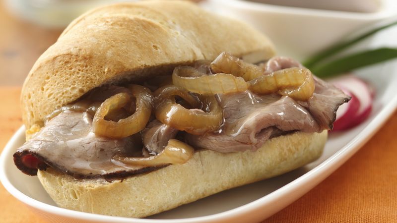 French Dip Sandwich with Deli Roast Beef