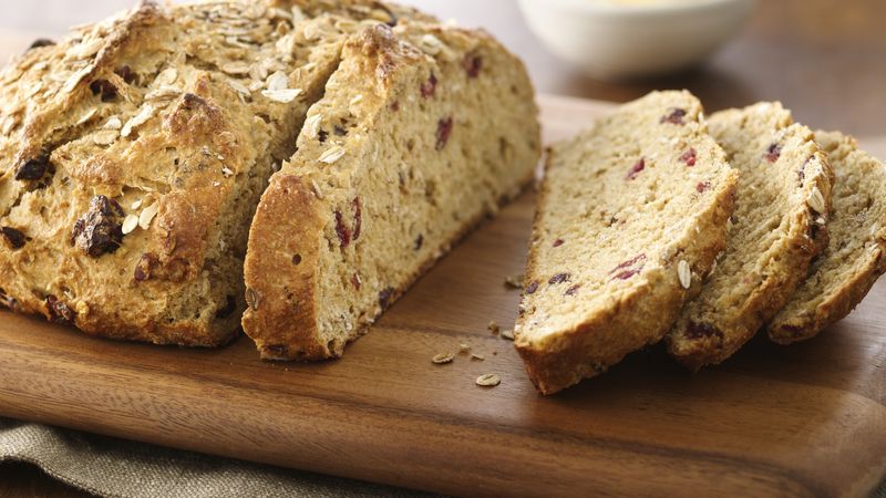 Five-Grain Buttermilk-Cranberry Bread (White Whole Wheat Flour)