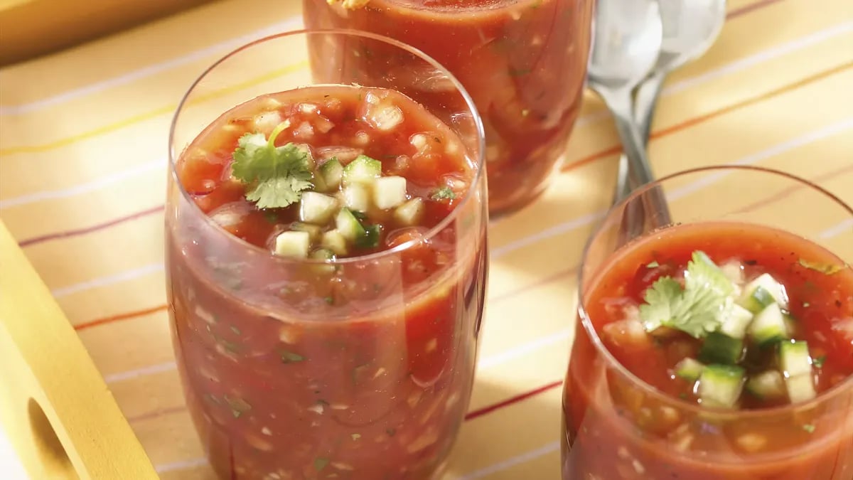 Fire-Roasted Tomato Gazpacho