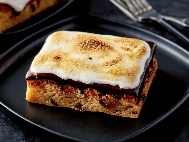 Toasted Marshmallow Blondies