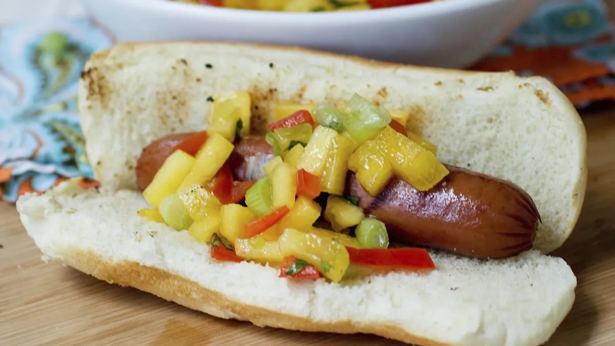 Peach and Pepper Relish