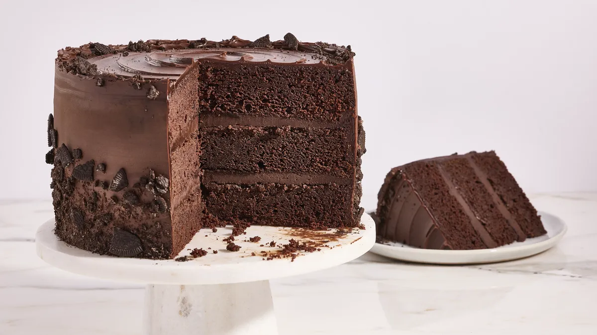 “All-the-Stops” Chocolate Cake