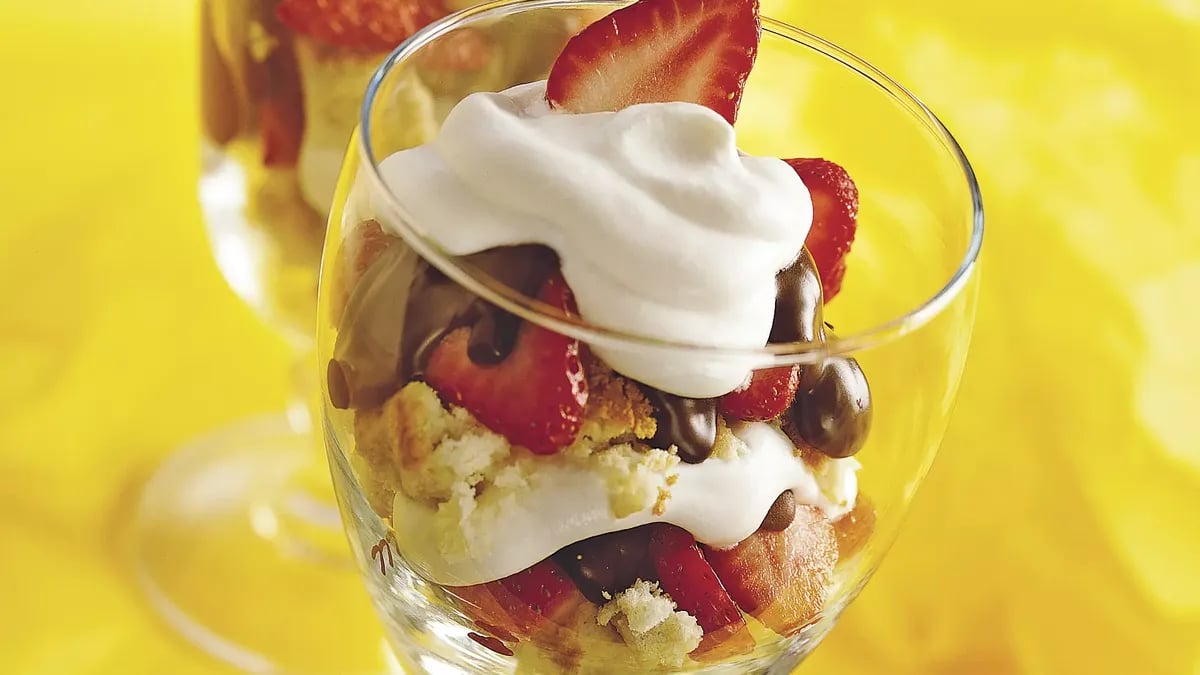 Neapolitan Shortcake Parfaits