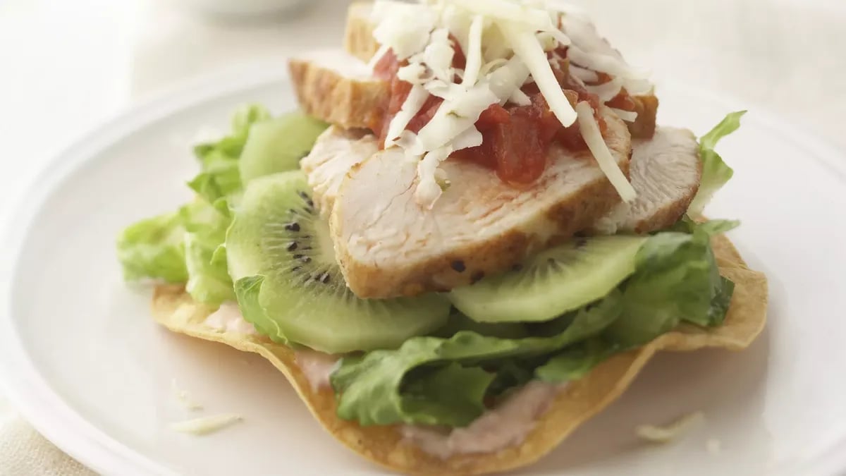 Skinny Mexican Kiwi Tostadas