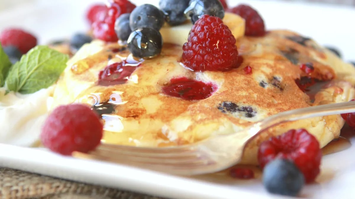 Lemon-Berry Twist Pancakes